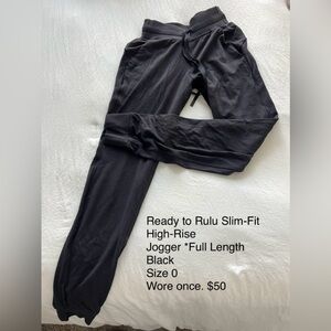 lululemon Ready to Rulu joggers